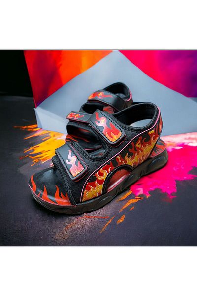 Hızlı Al Boy's Sandals - Velcro, Adjustable, Double Strap