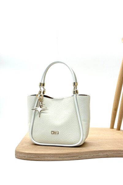 VICTORIA SHINE White Chain Bag with Hive 3082