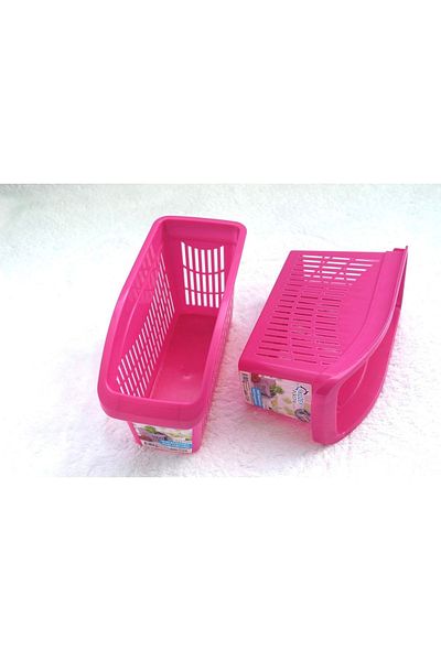 NEKA HOME Refrigerator Organizer Organizer- (Fuchsia)