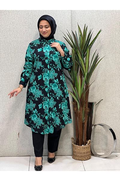 Butik büyük beden Viscose Oversize Tunic