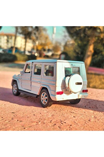 MERCEDES Benz G63 Koleksiyon Metal Araba 12cm Jip Beyaz
