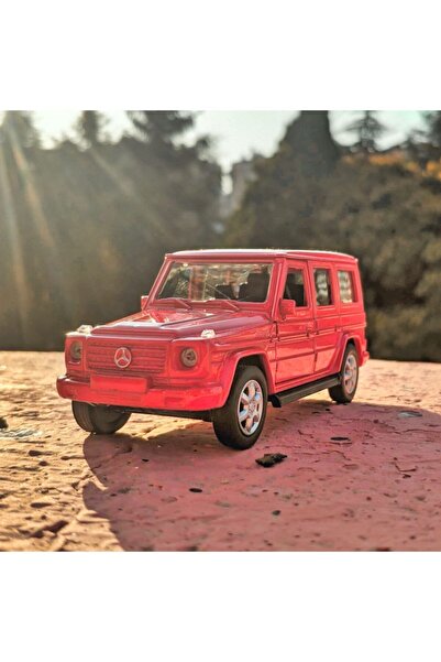 MERCEDES بنز G63 مجموعة معدنية 12 سم جيب أحمر