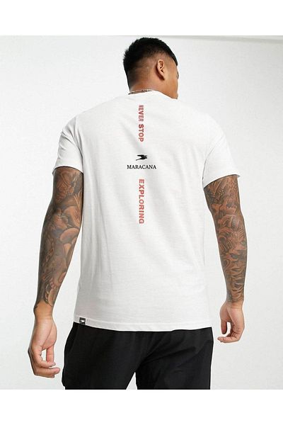 Maracana Тениска Trend A Quality Oversize с щампа на гърба