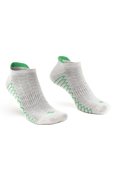 Bonny Silver Women's Silver Booties Socks - Odor-Free Running and Walking