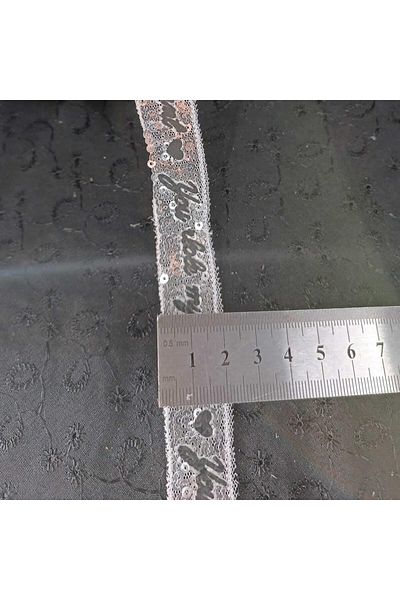 AĞIRSOY 1 Meter Sequin Decorative Strip - The Price is