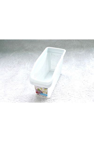 NEKA HOME Refrigerator Organizer Organizer White