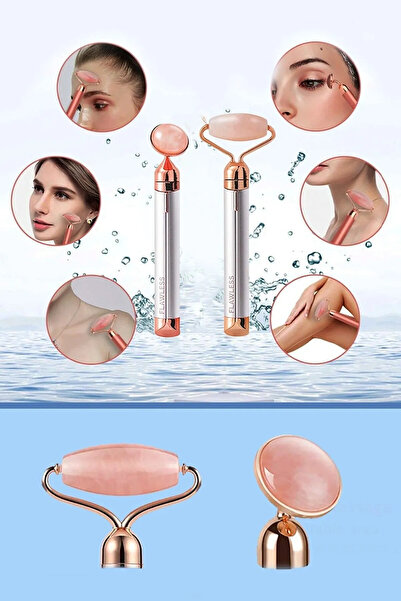 qualityworld Yeni Nesil Kuvars Yeşim Taşı Pilli Titreşimli Çift Başlıklı Deği...