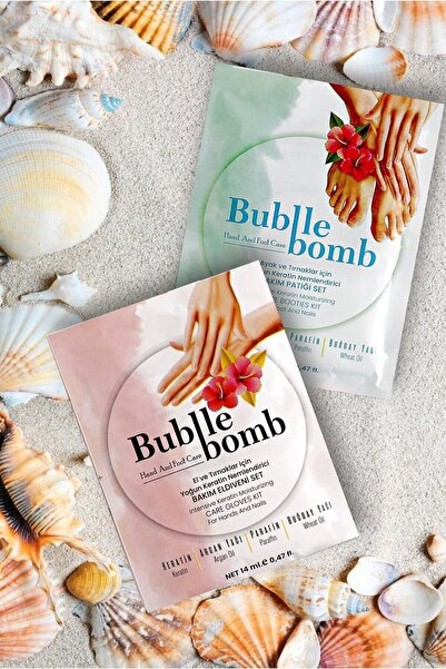 BUBBLEBOMB Keratin El Maskesi Seti Keratin Ayak Maskesi Seti