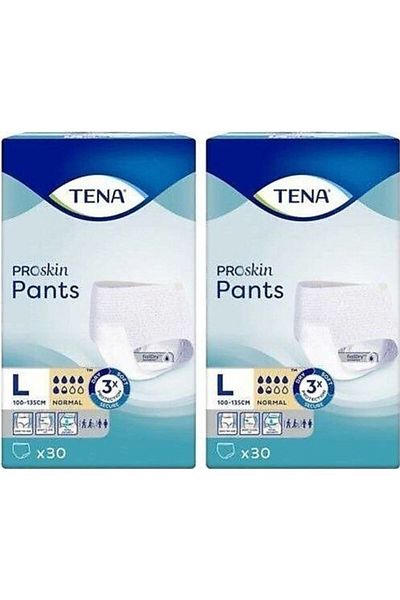 TENA 5.5 Drop Absorbent Large Size 2 Packs of 30 60 Pieces Panties