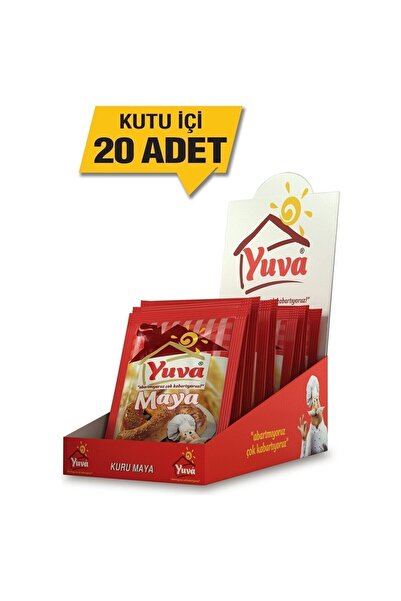 YUVA Aktif Kuru Ekmek Mayası 100 Gr *20 Adet