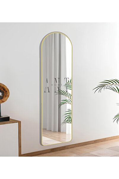 ant home dekoratif boy ayna, mdf oval kesim boy ayna, duvar aynası 165 X 45CM