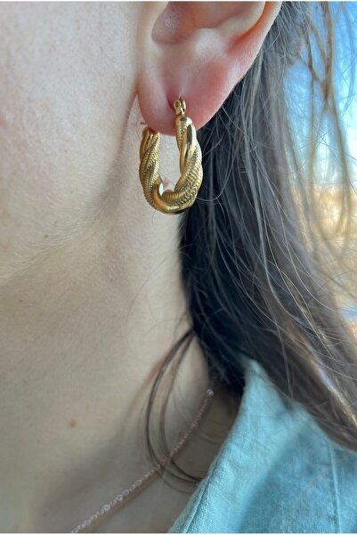 West Çelik Burgu Küpe