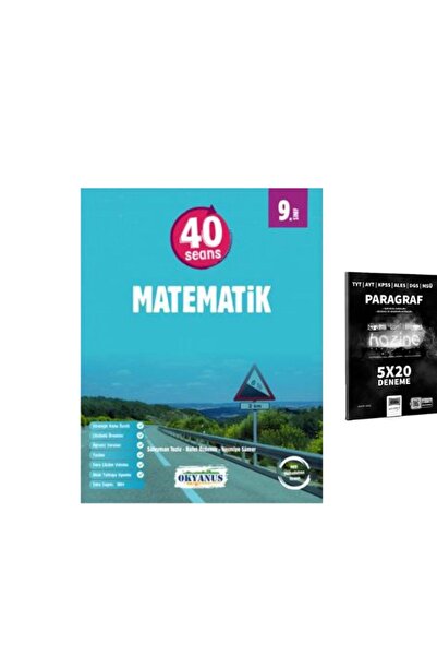 Okyanus Yayıncılık Okyanus 9.sınıf 40 Seansta Matematik Konu Anlatımlı Soru +...
