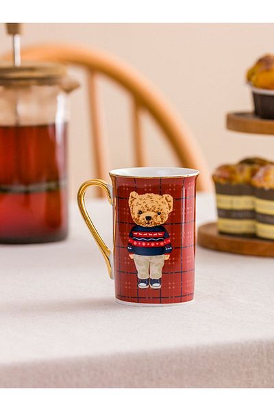 LC Waikiki LCW HOME Teddy Patterned Porcelain Mug - 363 Ml