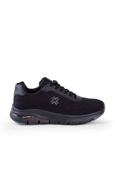 BUCKHEAD Unisex Black Sports Shoes - Flex Foam Memory Sole, Comfort