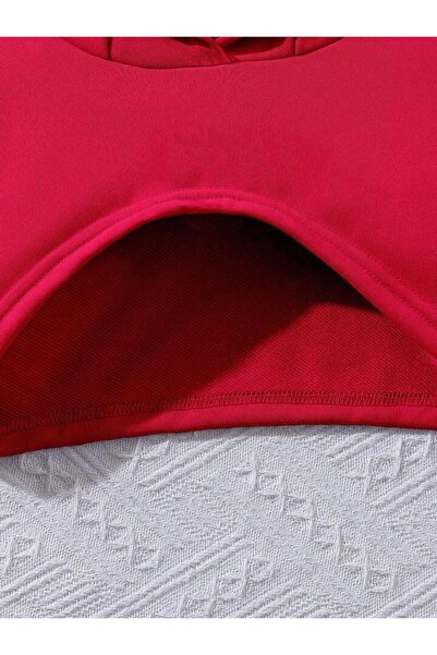 Machetta Butterfly Printed Dress and Crop Sweatshirt 2-Piece Combination for Kids