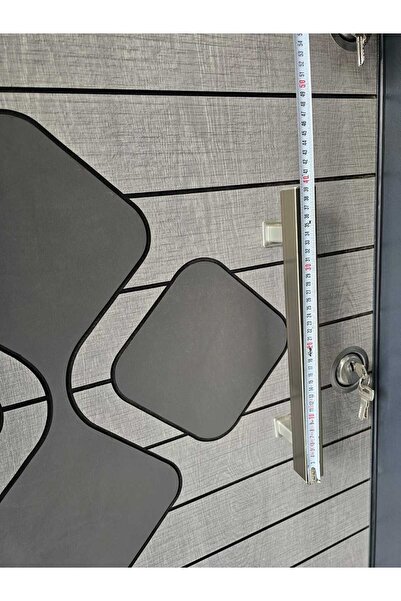 BY DORA DİZAYN ÇELİK KAPI SATEN KARE 40 CM ÇEKME KOL (AYARLANABİLİR SİSTEM)