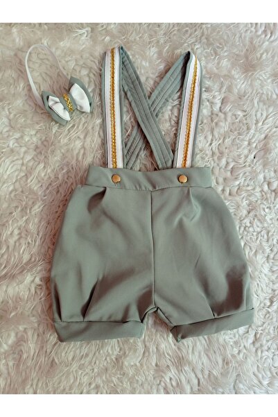 AgTasarım Kırmızı Doğum günü konsept salopet papyon