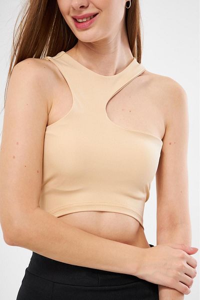 SEVENLINE Γυναικεία Tactel Tie Crop Μπλούζα