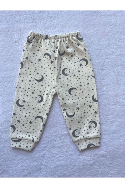 MBK GARDEN 6-9-12 Months Baby Pajama Set - Moon and Star Pattern