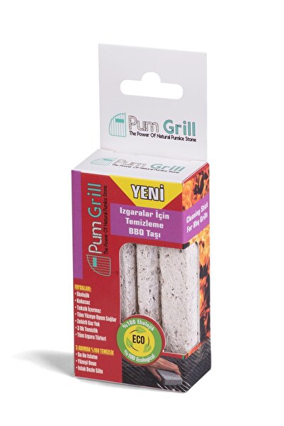 Pumice World Lav Taşı Ve Izgara Temizleme Taşı, Mangal Taşı Seti