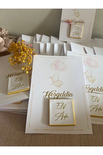 İdalin Concept Yenidoğan Hoşgeldin Bebek Doğumgünü Mevlüd Hediyelik Çikolata
