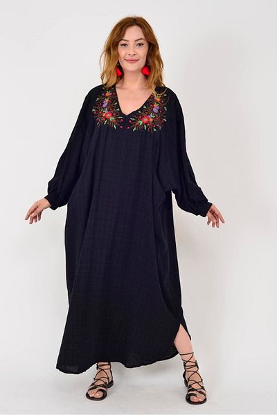 Rabiossa Linen Long Women's Dress