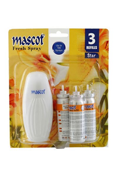 Discover Mascot Fresh Sprey Set Star 3 Yedekli