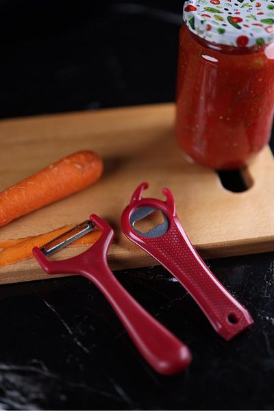Tinsmith Bottle Opener and Peeler Can Opener Set of 2