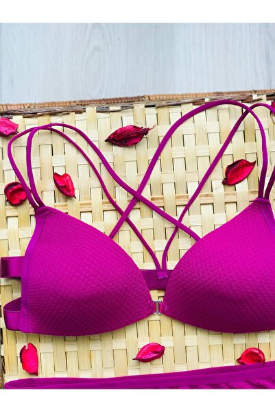 My secret Önden Açmalı Arkası Çapraz İp Sütyen Takımı.