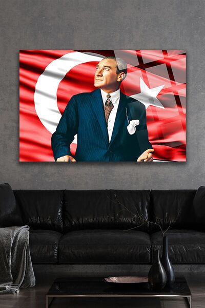 TAULART Tablă de lux din sticlă temperată de înaltă definiție, rezistentă la ...