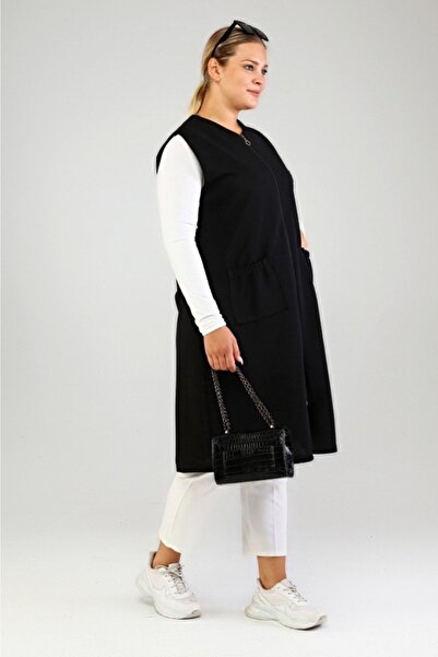 Seçkin Büyük Beden Women's Large Size Special Vest