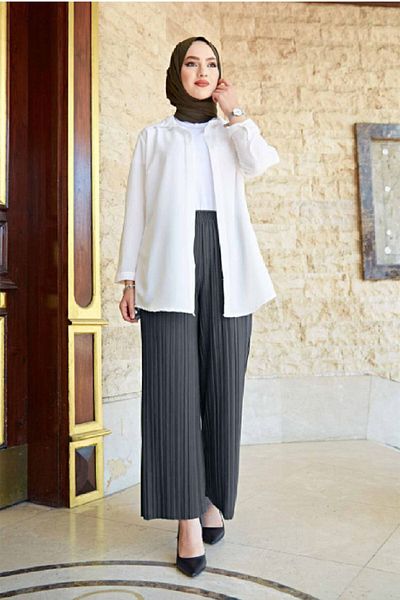 Dinçerler tekstil Pleated Sendi Pants