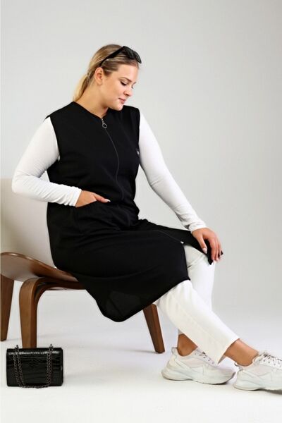 Seçkin Büyük Beden Women's Large Size Special Vest