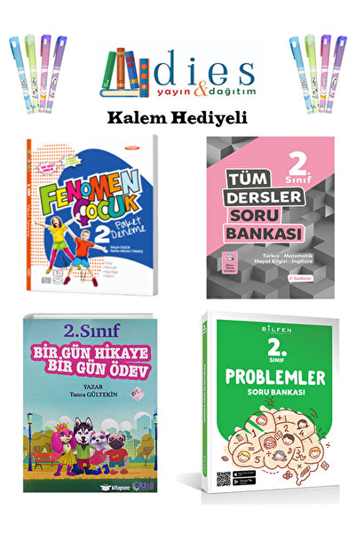 Fenomen Yayıncılık Fenomen 2. Sınıf Paket Deneme + Tüm Dersler + Bir Gün Hika...