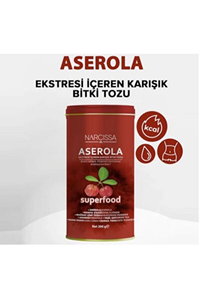 Narcissa Aserola Ekstresi Içeren Karışık Bitki Tozu 200 G
