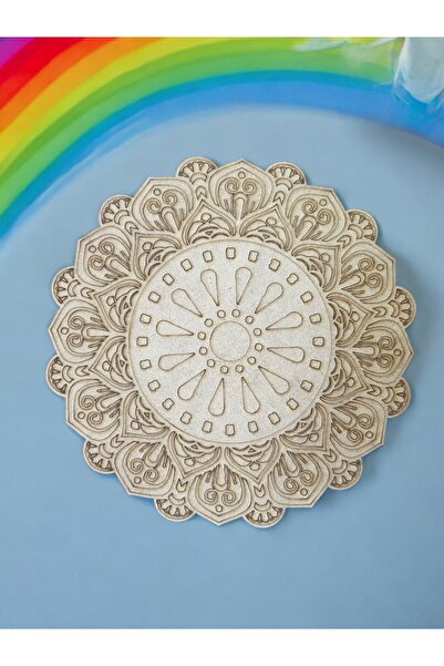 sharp&art 12 Different Models 20 cm Wooden Mandala, School Activity, Art Educ...