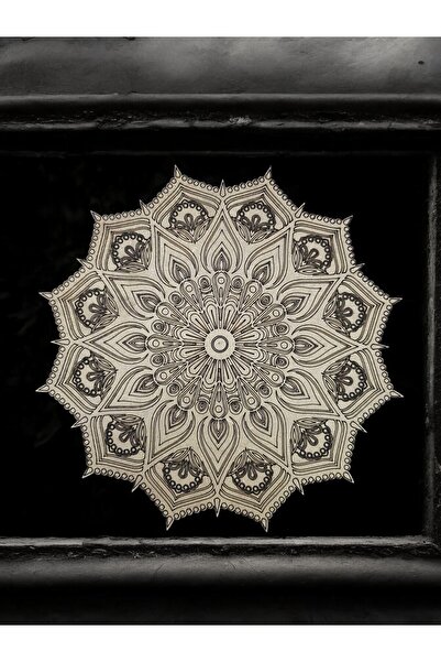 sharp&art 12 Farklı Model 20 Cm Ahşap Mandala,okul Aktivite,sanatsal Eğitim H...