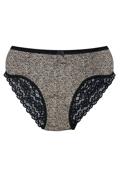 ESPİNA Chiloți de damă din dantelă cu model leopard