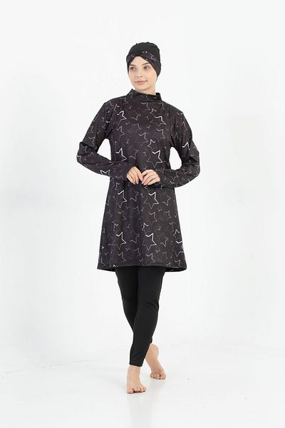by İGP Large Size Full Covered Quick Dry Hijab Hijab Swimsuit