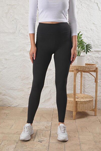 ESPİNA High Waist Women's Leggings - Lycra Viscose, Gathering Feature