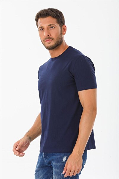 ESPİNA Ανδρικό μπλουζάκι με λαιμόκοψη με κανονική εφαρμογή