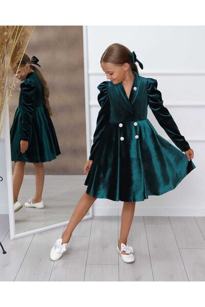 Kids GIRL VELVET DRESS