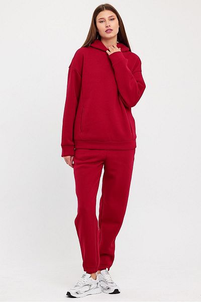 ESPİNA Women's Three Thread Fleece Oversize Tracksuit Set with Elastic Waist and Legs