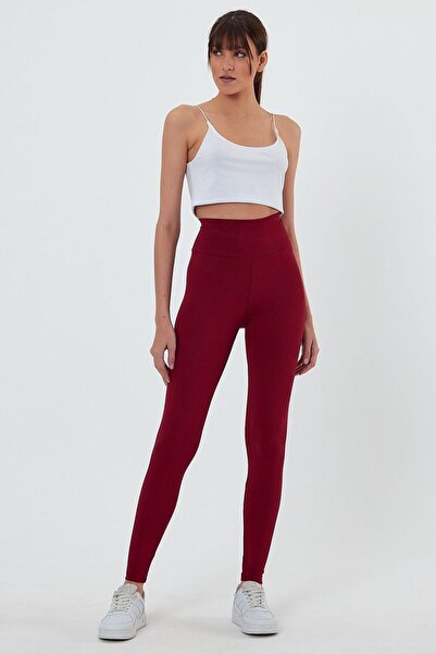 ESPİNA High Waist Women's Leggings - Lycra Viscose, Gathering Feature