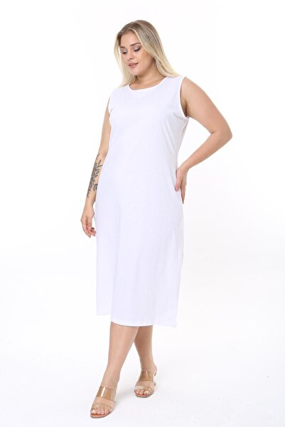 ESPİNA Large Size Long Sleeveless Dress Lining Underwear Underskirt Petticoat Set of 2