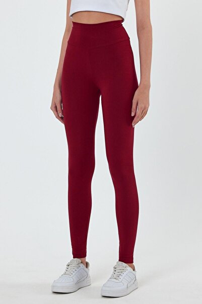 ESPİNA High Waist Women's Leggings - Lycra Viscose, Gathering Feature