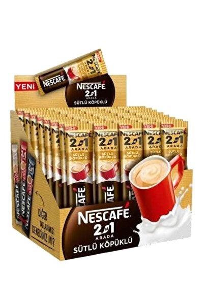 Nescafe 2'si 1 Arada Sütlü Köpüklü 10g X 48 Adet