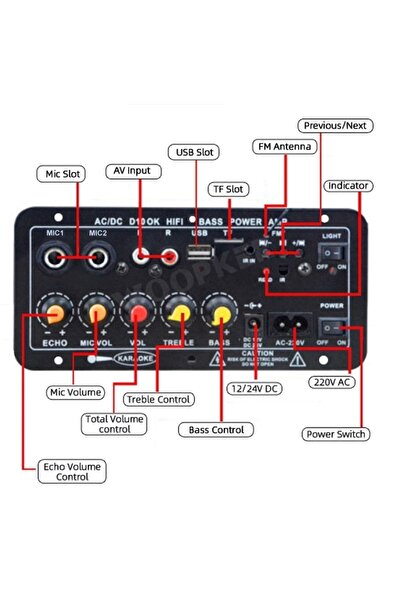 LV Oto&motorsiklet&ev Amfi-equalizer