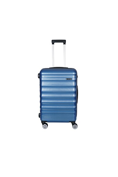 Vegmann Delphin Mavi Orta Boy Valiz